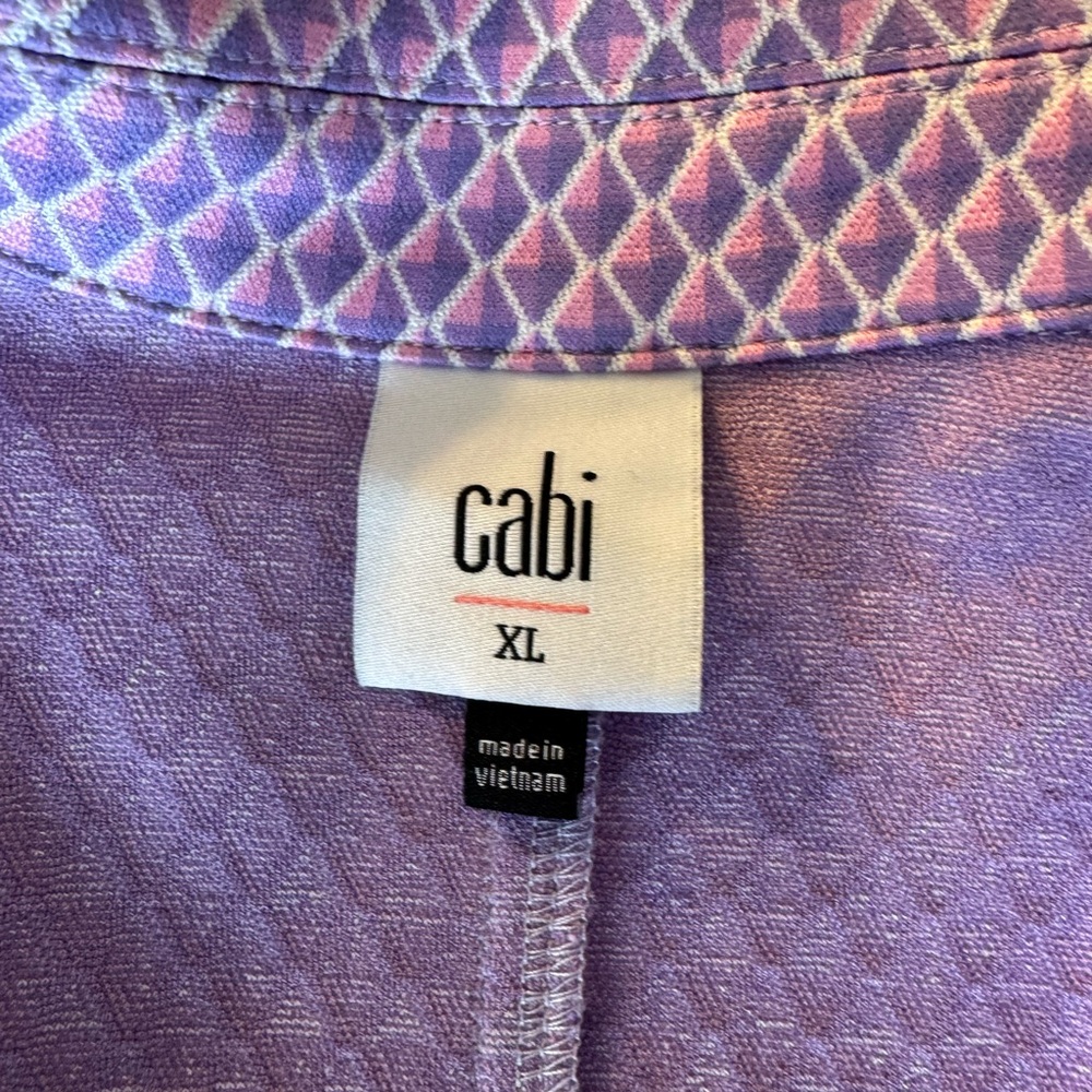 NWOT Cabi Imperial Blazer. Sugar Plum Geo. Size XL. - Picture 11 of 13